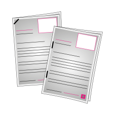 Tisk + sešití sponkami