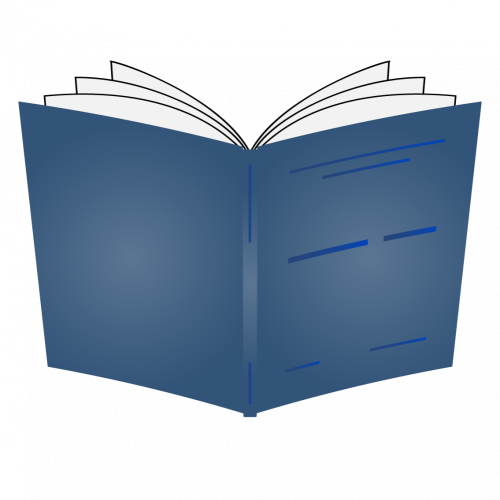 Pevná knižní vazba A4 - základní barvy - Barva desek: Modrá, Barva potisku: Modrá