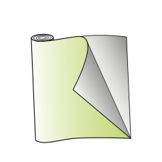 Monomerická samolepící fólie s velmi vysokou lepivostí