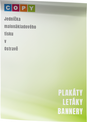 Plakát do ruky - Formát: B2 - 707 x 500 mm, Materiál: Ofsetový papír 160g