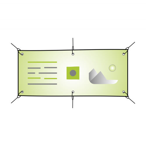 Jednostranný banner / plachta