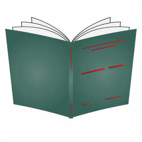 Pevná knižní vazba A4 - základní barvy - Barva desek: Zelená, Barva potisku: Červená