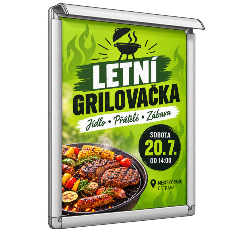 Klaprámy a plakátové rámy